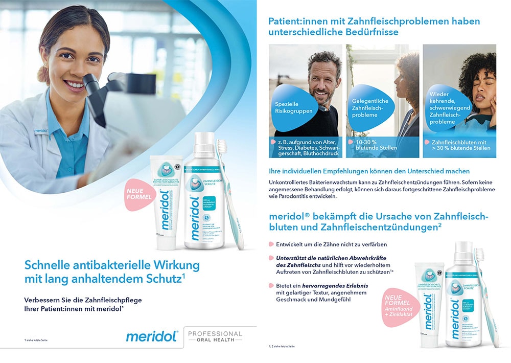 zur effektiven Plaque-Kontrolle für Ihre Patient*innen mit Zahnfleischproblemen